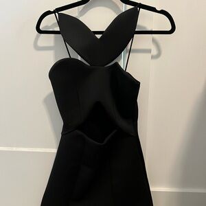 ASOS Heart Mini Scuba-Style Dress